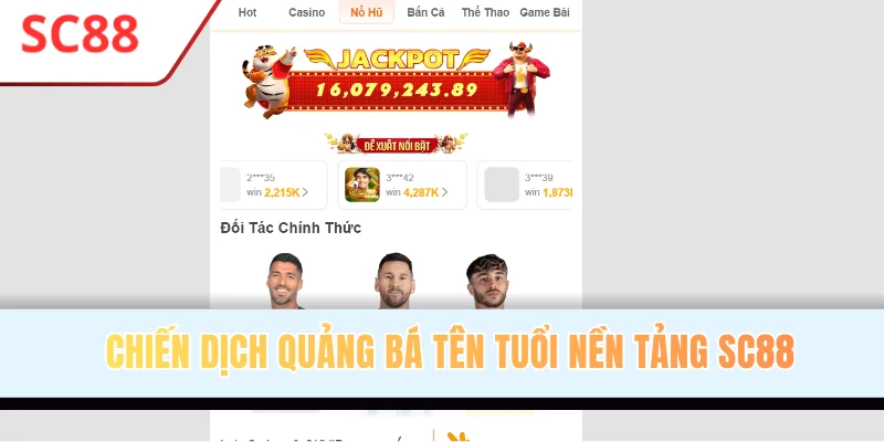 Chiến dịch quảng bá tên tuổi nền tảng SC88